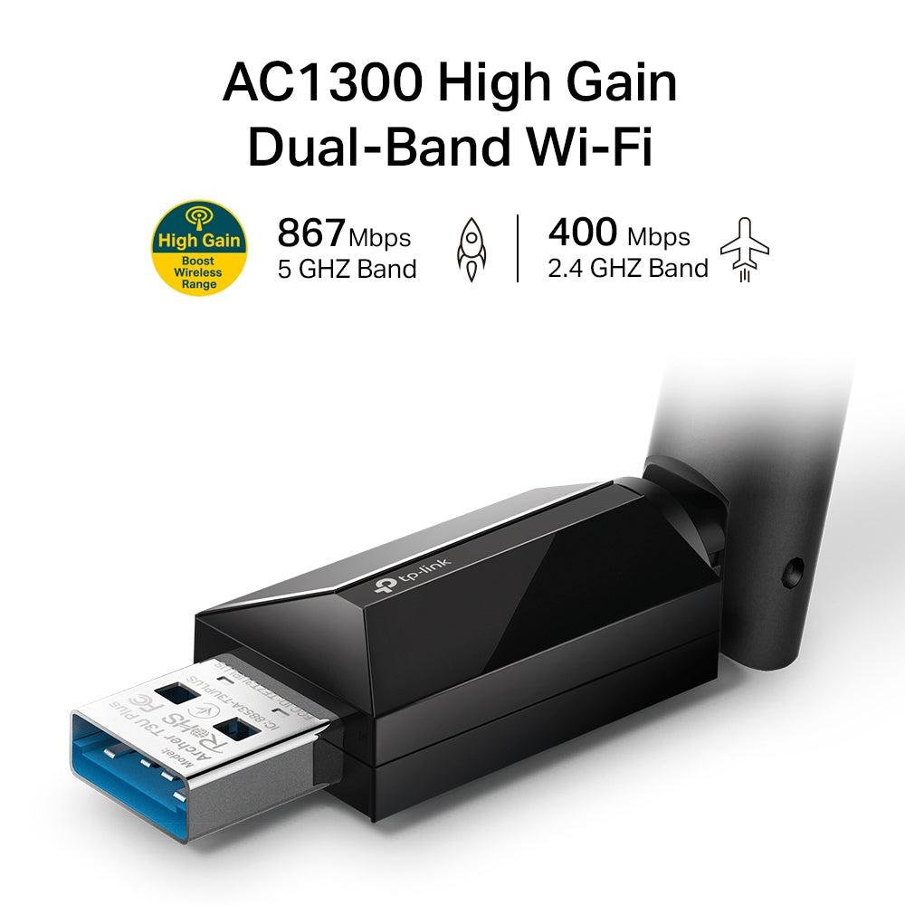 TP-LINK AC1300 GAIN WRLS DUAL BAND USB ADAPTER