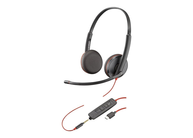 HP POLY BLACKWIRE C3225 STEREO USB-C HEADSET