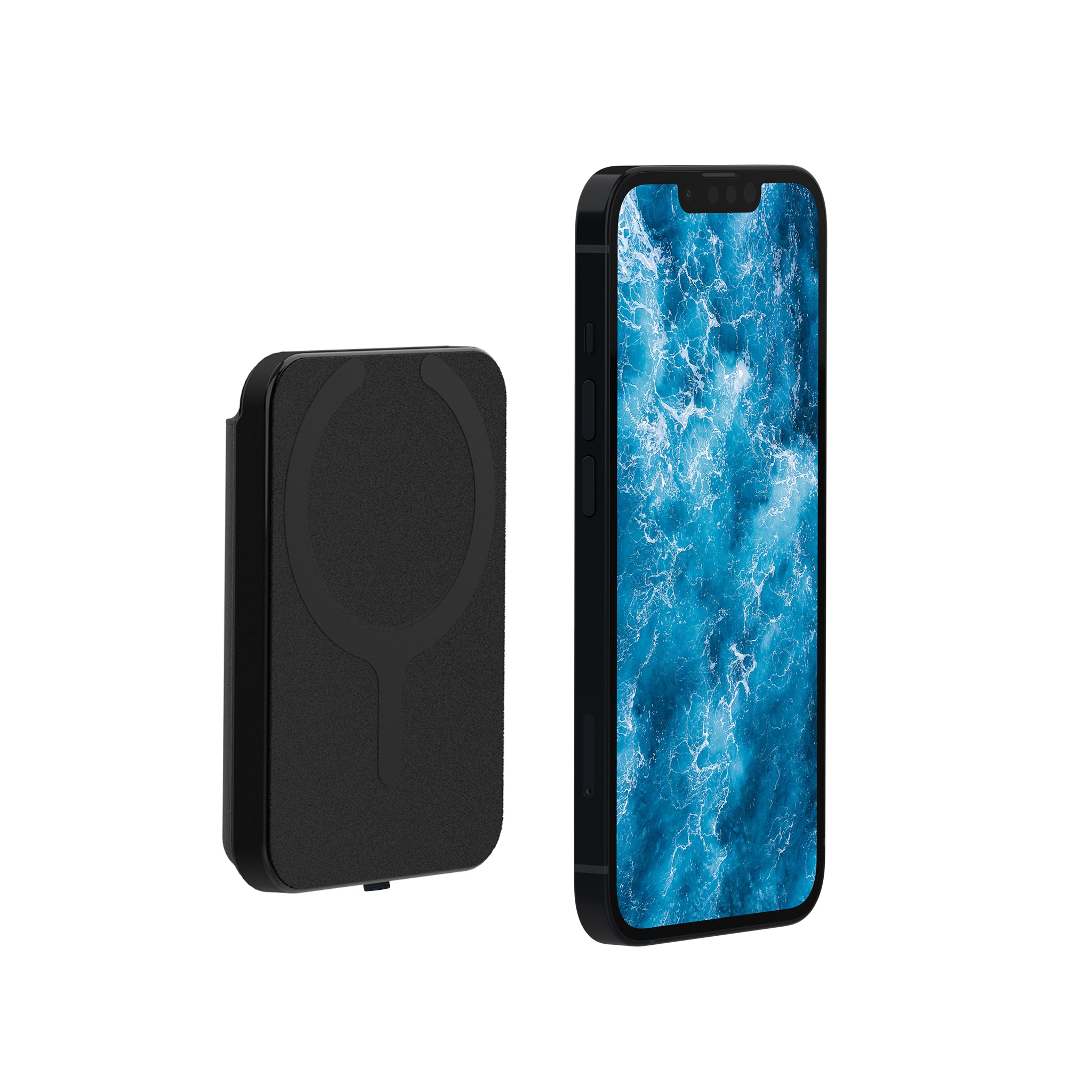 JCPal Cove Magnetic Wallet Stand for iPhone 14/13/12 Series MagSafe Compatible Phone Stand with Multiple Viewing Angles