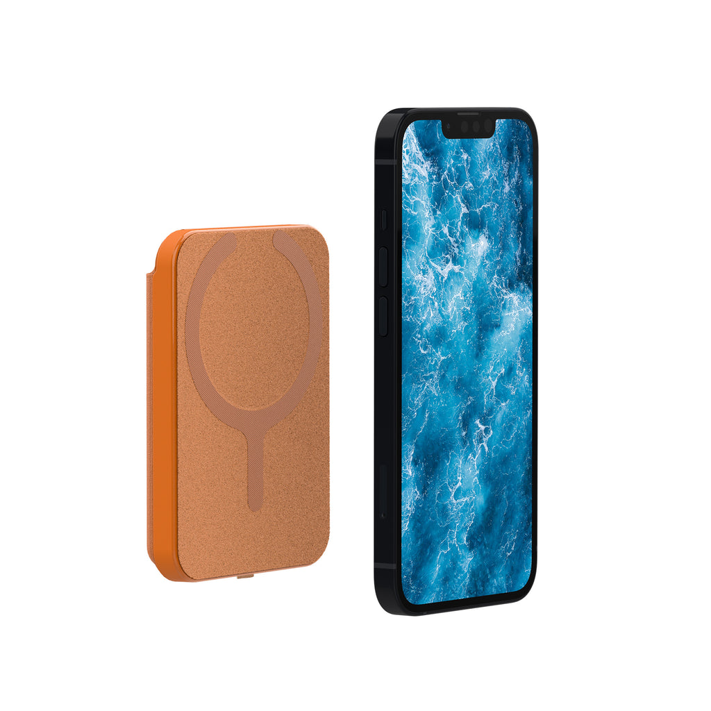JCPal Cove Magnetic Wallet Stand for iPhone 14/13/12 Series MagSafe Compatible Phone Stand with Multiple Viewing Angles
