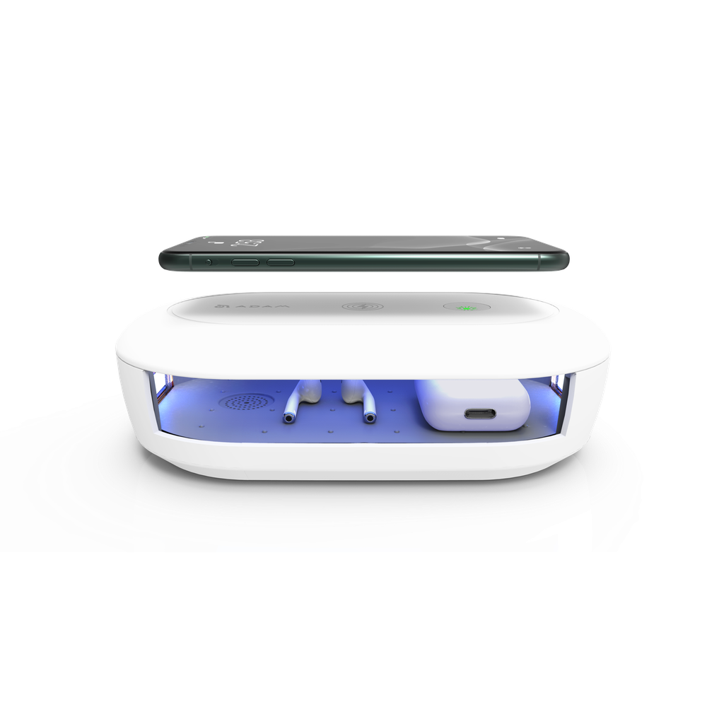 OMNIA UVC+ Ozone Sterilizer Box with Fast Wireless Charger