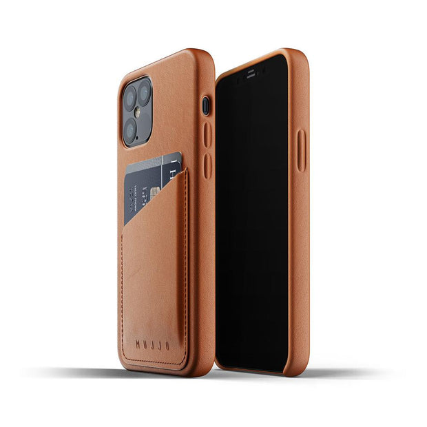 Mujjo Full Leather Wallet Case for iPhone 12 / iPhone 12 Pro