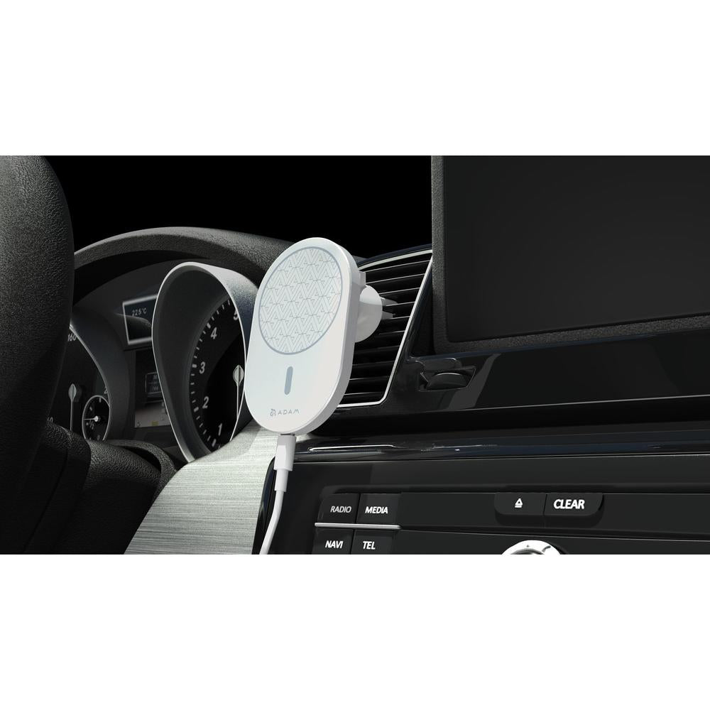 Adam Elements 15W Fast Wireless Car Vent Mount & MagSafe Compatible Charger