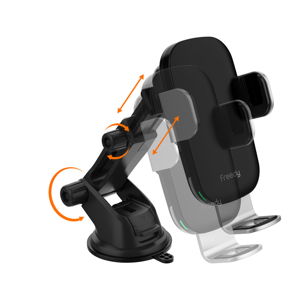 Freedy 15W Fast Wireless Car Mount Charger