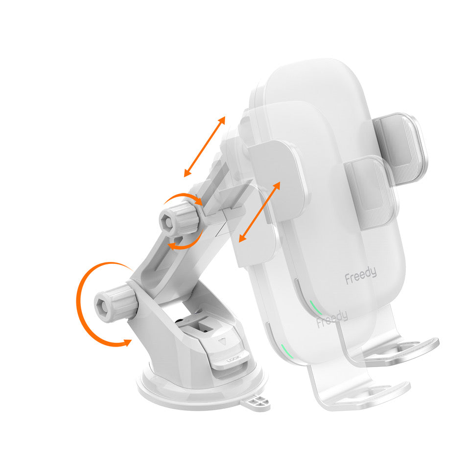 Freedy 15W Fast Wireless Car Mount Charger