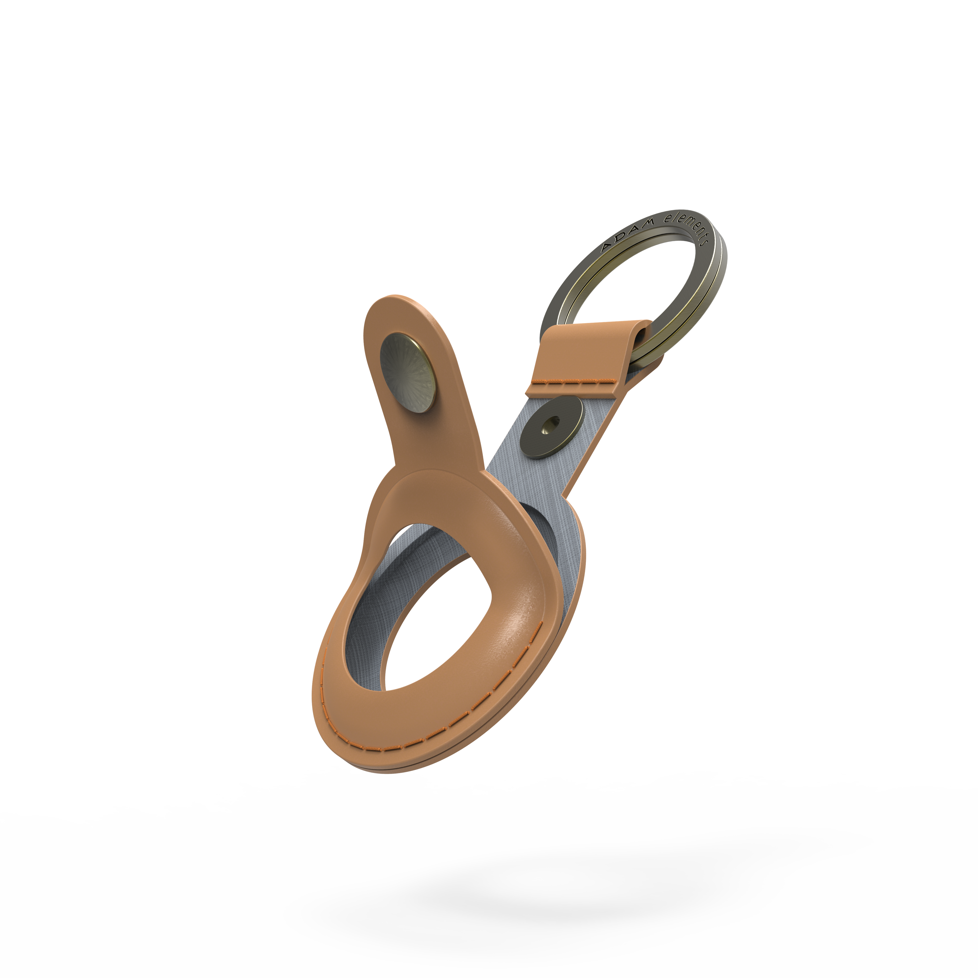 Adam Elements AirTag Leather Key Ring (2 sets in 1)