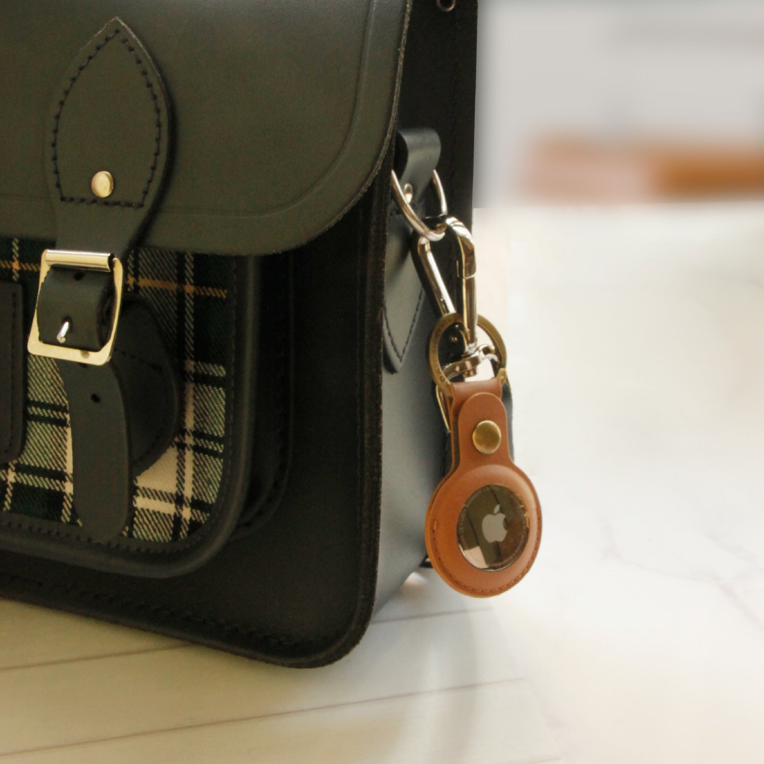 Adam Elements AirTag Leather Key Ring (2 sets in 1)