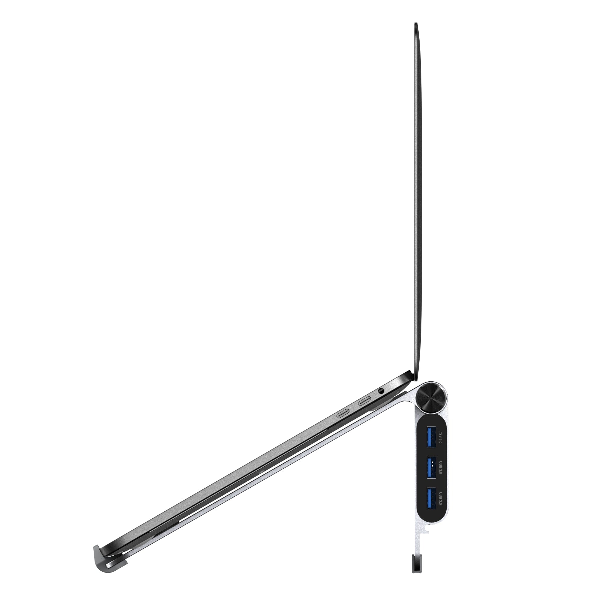 Adam Elements Casa Foldable x Portable 5 in 1 USB-C to 3 x USB-C PD, 4K HMDI Hub / Docking Stand - Space Grey