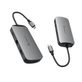 Adam Elements Casa X 10 in 1 USB-C to 2 x USB-C 3.1, 2 x USB-A 3.1, 4K HMDI, VGA, RJ45, SD Card, MicroSD, Audio Adapter