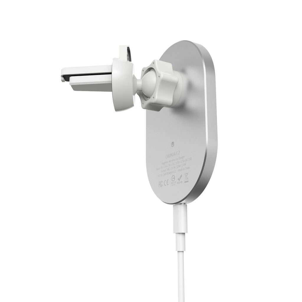 Adam Elements 15W Fast Wireless Car Vent Mount & MagSafe Compatible Charger