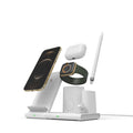 Adam Elements OMNIA Q4 15W 4-in-1 Wireless Charging Station for iPhone, Apple Watch, Apple Pencil, and AirPod case