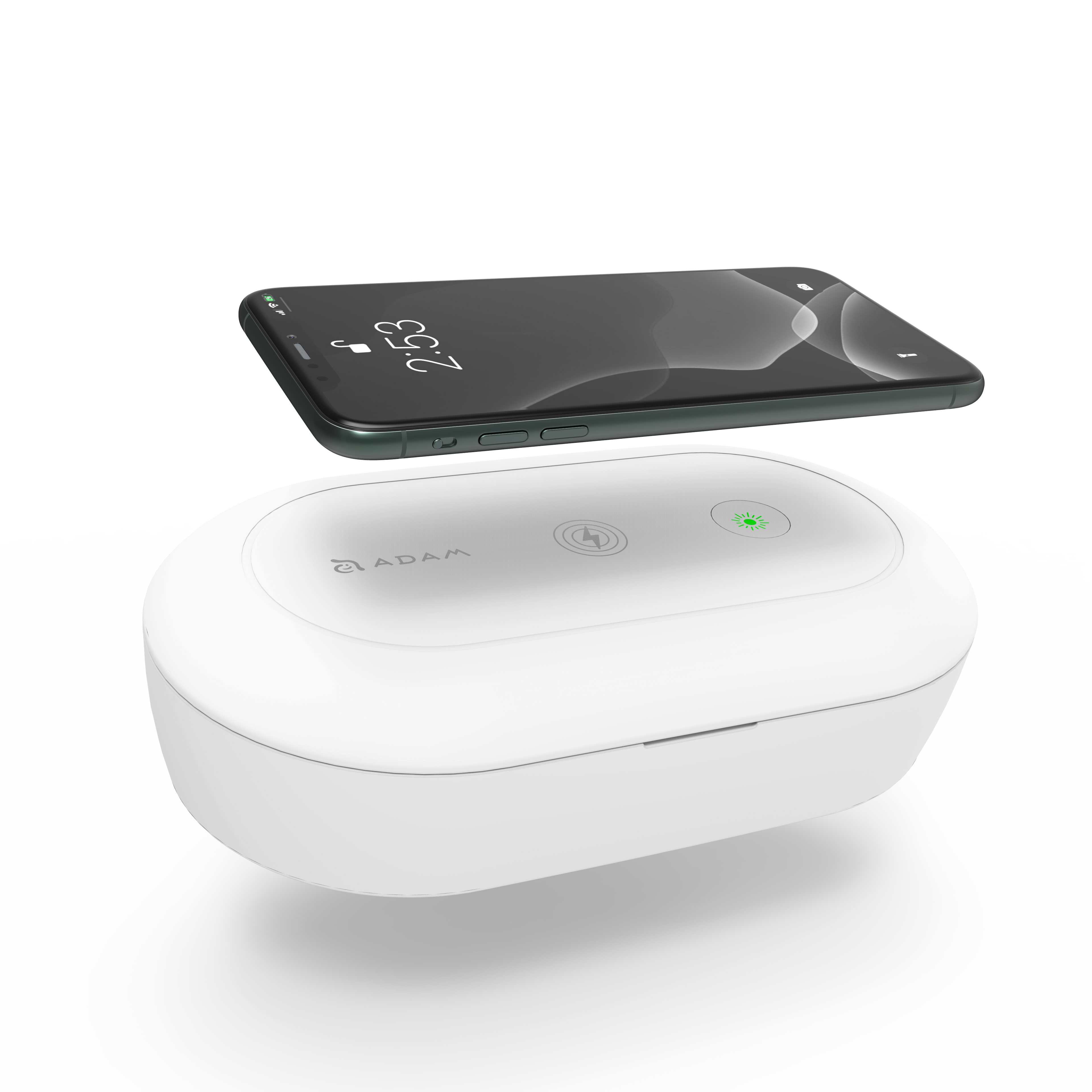 OMNIA UVC+ Ozone Sterilizer Box with Fast Wireless Charger