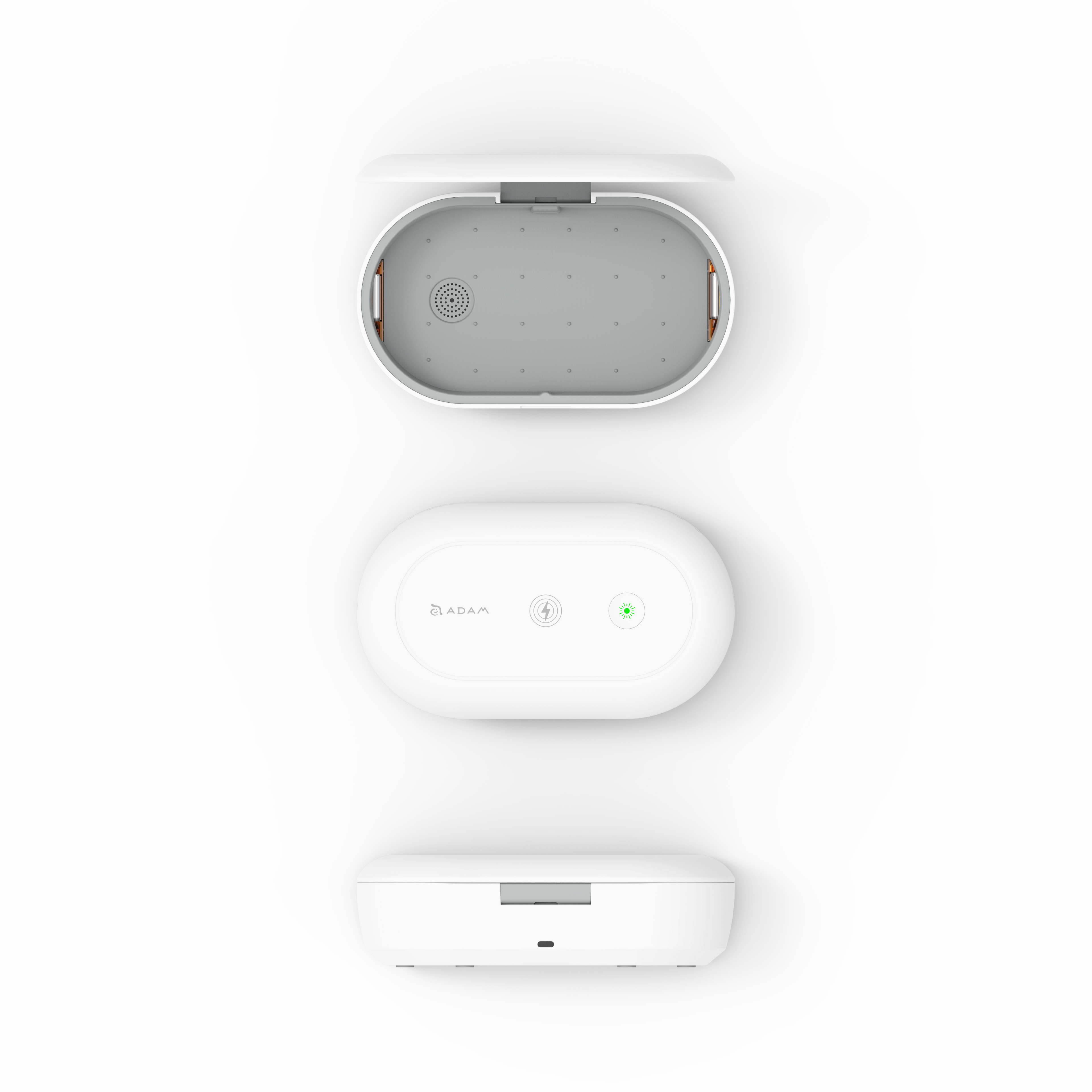OMNIA UVC+ Ozone Sterilizer Box with Fast Wireless Charger