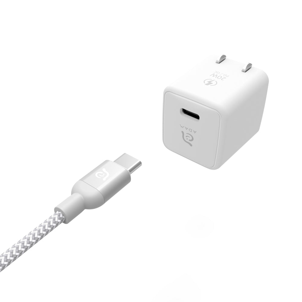 OMNIA X1 Series 20W USB-C Wall Charger for iPhone 12 Mini / iPhone 12 / iPhone 12 Pro / iPhone 12 / iPhone 13 / iPhone 13 mini / iPhone 13 Pro / iPhone 13 Pro MaxMax