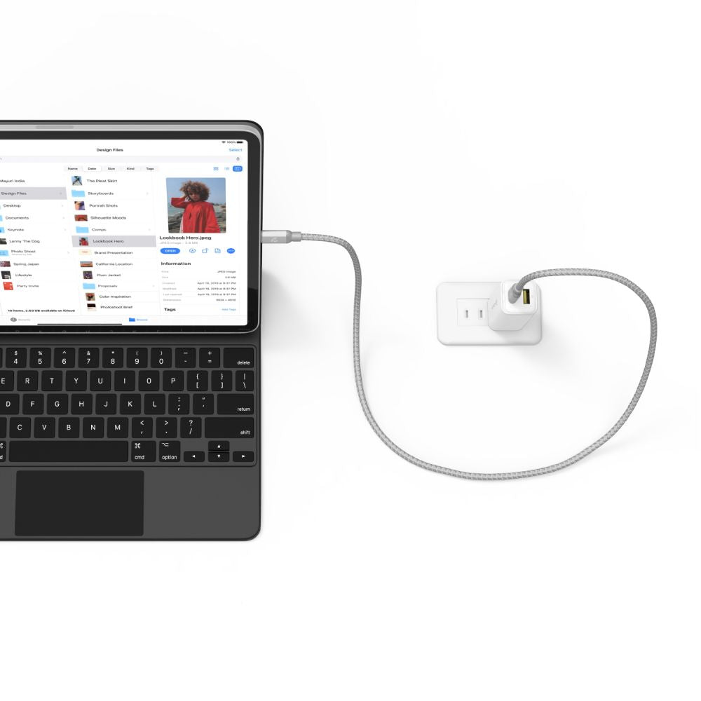 Adam Elements Omnia X6A Dual Port 1 USB-C + 1 USB-A PD 65W Charger