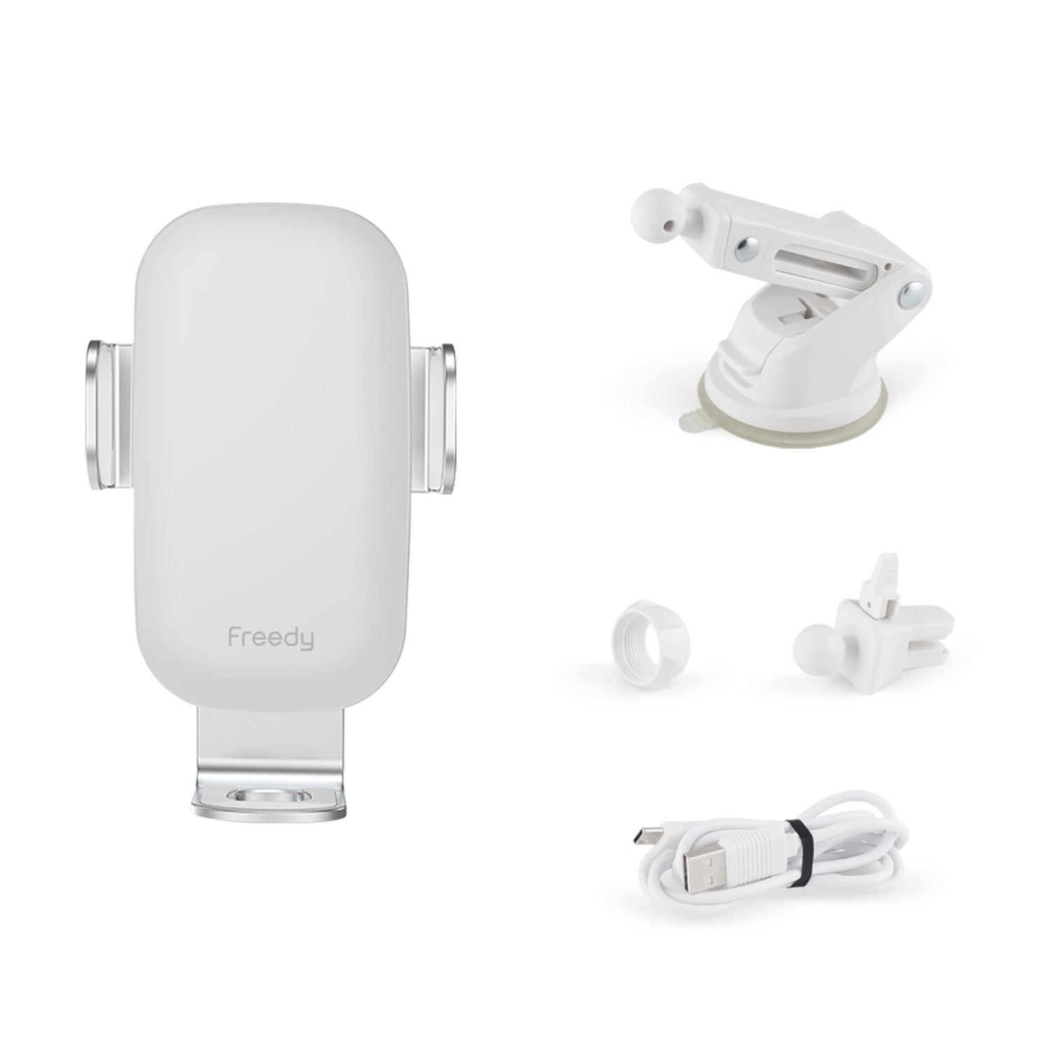 Freedy 15W Fast Wireless Car Mount Charger