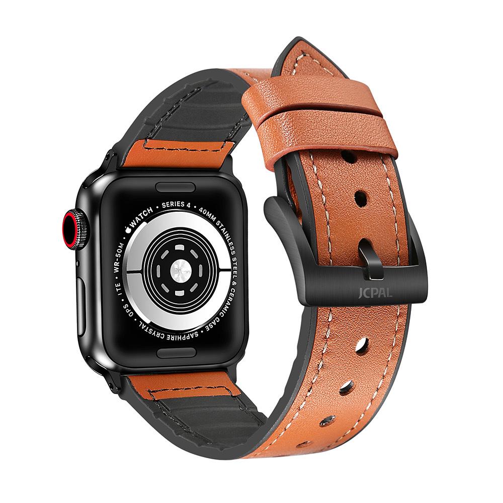 JCPal Gentry Leather Watch Band for Apple Watch 38/40/41mm