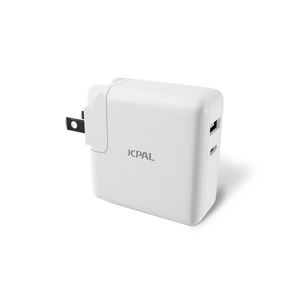 JCPal Elex 30W USB-C PD Travel Charger with USB Port