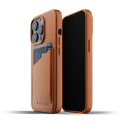 Mujjo Full Leather Wallet Case for iPhone 13 Pro