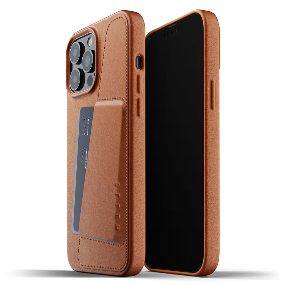 Mujjo Full Leather Wallet Case for iPhone 13 Pro Max