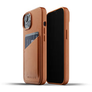Mujjo Full Leather Wallet Case for iPhone 13