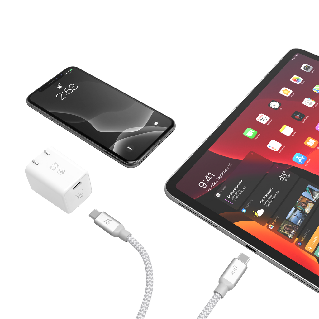 OMNIA X3 Series 30W USB-C Wall Charger for iPhone 12 Mini / iPhone 12 / iPhone 12 Pro / iPhone 12 Max / iPhone 13 / iPhone 13 mini / iPhone 13 Pro / iPhone 13 Pro Max