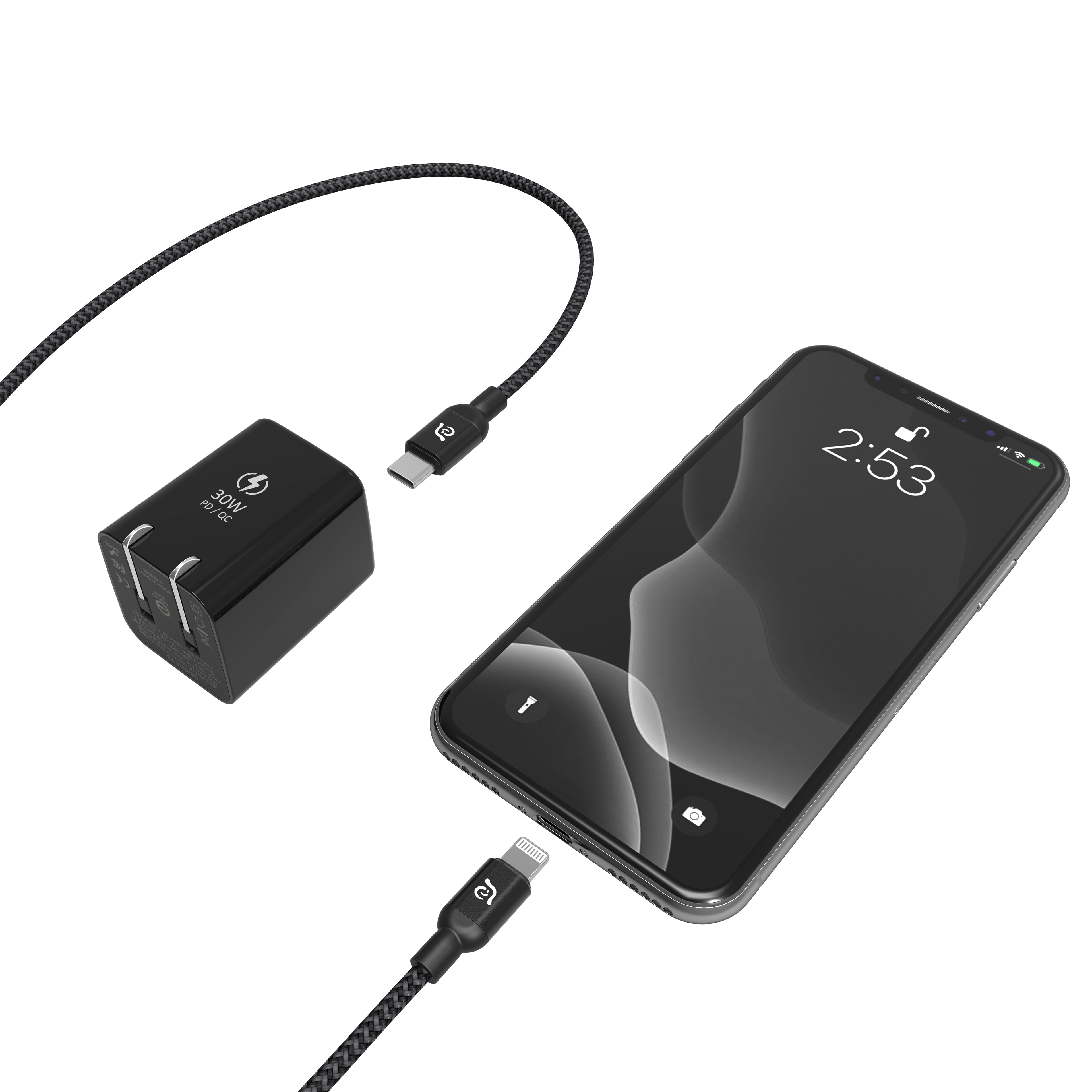 OMNIA X3 Series 30W USB-C Wall Charger for iPhone 12 Mini / iPhone 12 / iPhone 12 Pro / iPhone 12 Max / iPhone 13 / iPhone 13 mini / iPhone 13 Pro / iPhone 13 Pro Max