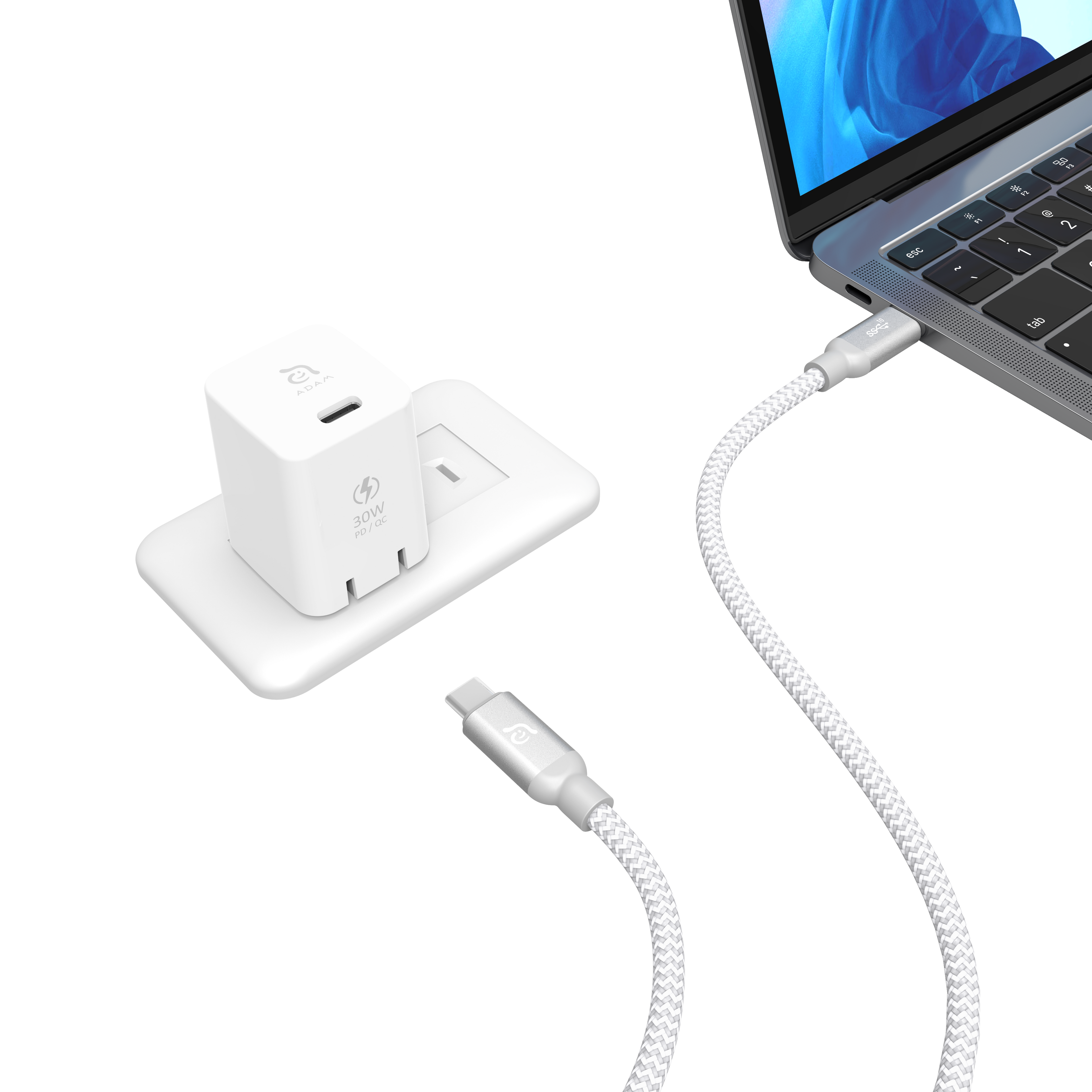OMNIA X3 Series 30W USB-C Wall Charger for iPhone 12 Mini / iPhone 12 / iPhone 12 Pro / iPhone 12 Max / iPhone 13 / iPhone 13 mini / iPhone 13 Pro / iPhone 13 Pro Max