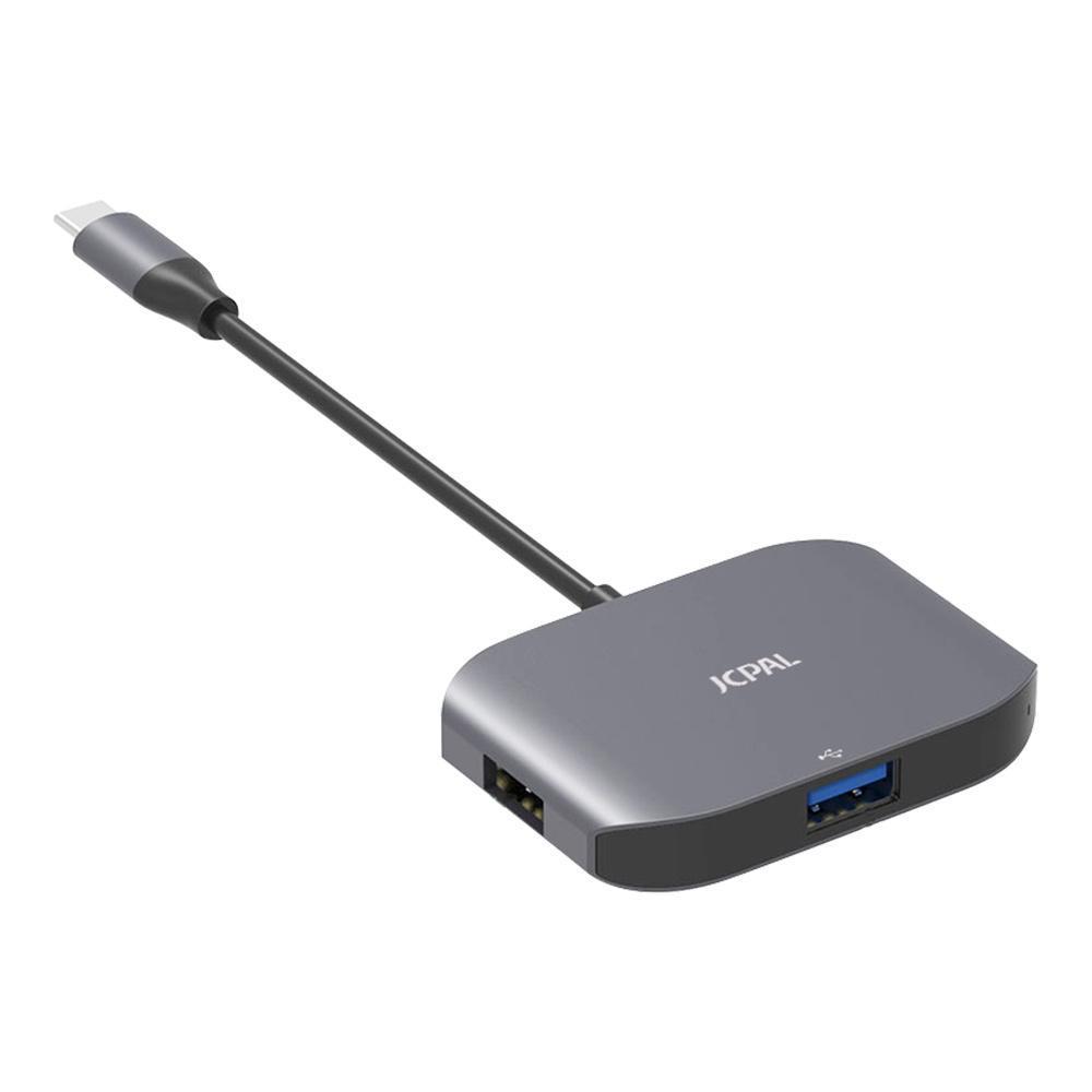 JCPal Cable USB-C to USB 3-Port Hub