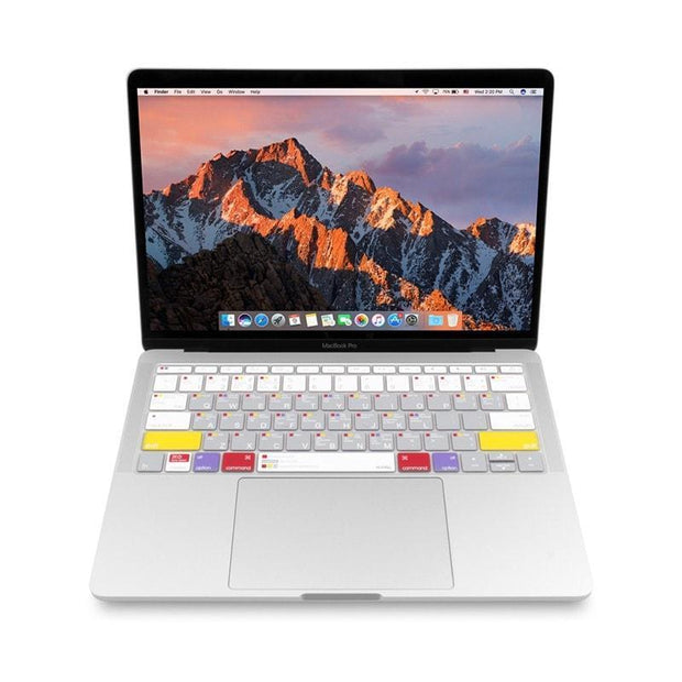 JCPal Keyboard Protector VerSkin MacOS Shortcut Keyboard Protector for 2016 MacBook Pro 13"