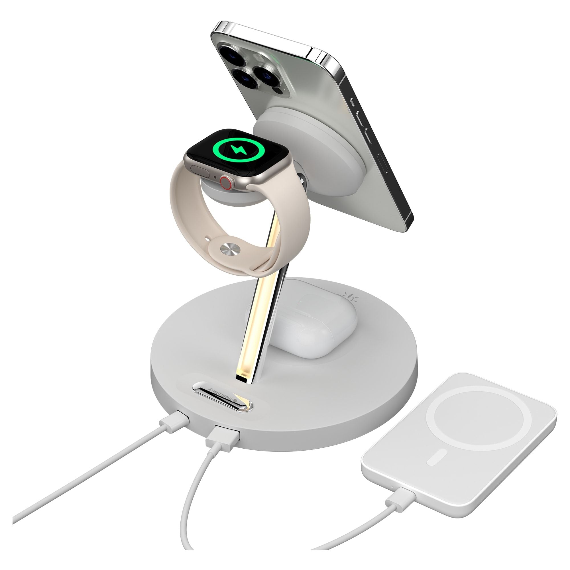 SwitchEasy MagPower 4-in-1 Magnetic Wireless Charging Stand