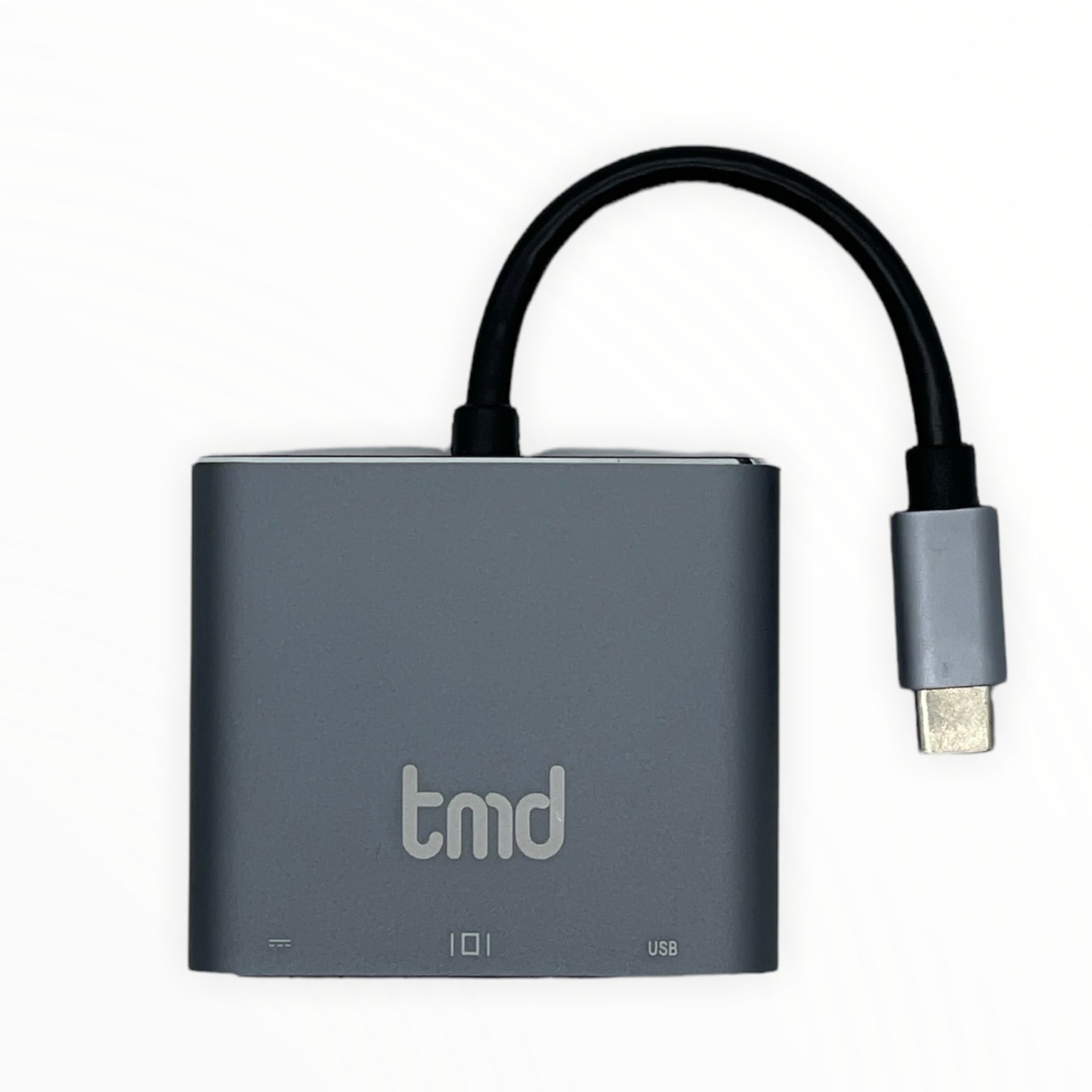 tmd USB-C to 4K HDMI Multifunction Adapter with Power Delivery and USB-A Port - Space Gray