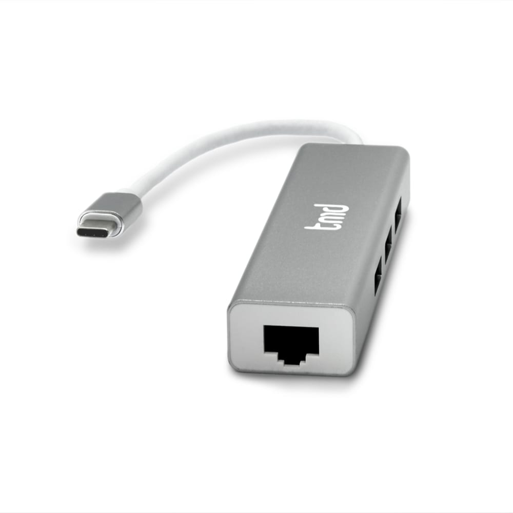 tmd USB-C to Multiport Adapter, LAN x1 / USB3.0 x3