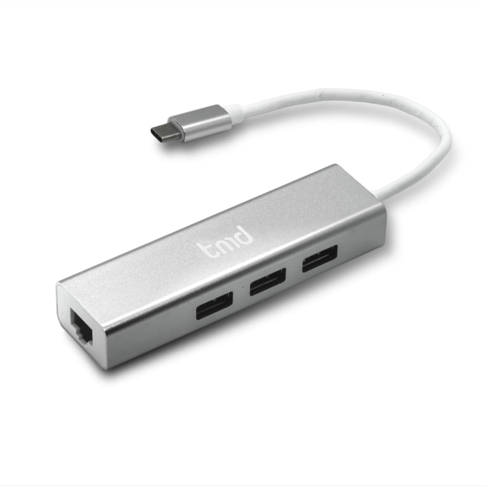 tmd USB-C to Multiport Adapter, LAN x1 / USB3.0 x3