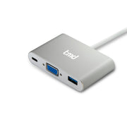 tmd USB-C to Multiport Adapter, VGA x1 / USB-C x1 / USB3.0 x 1