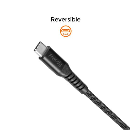 Freedy USB-C to Lightning, Braided Charging Cable